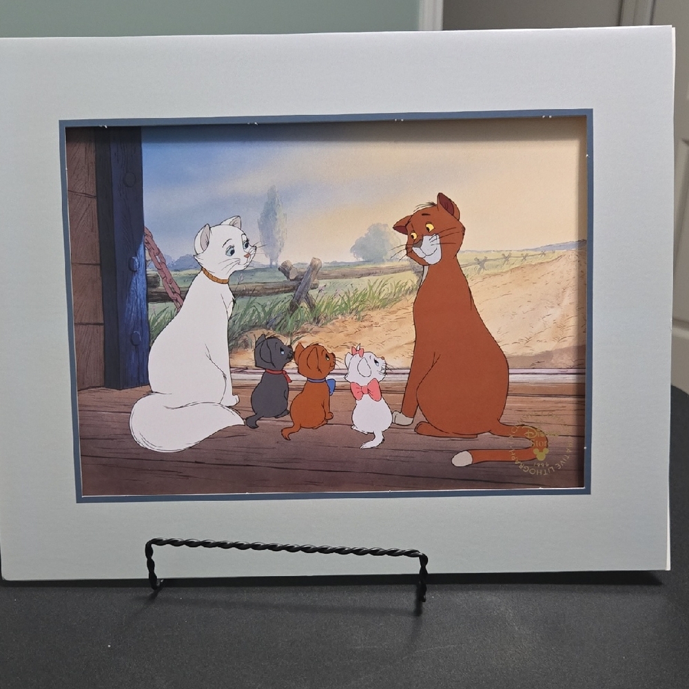 Disney The Aristocats Exclusive Commemorative Lithograph 1996